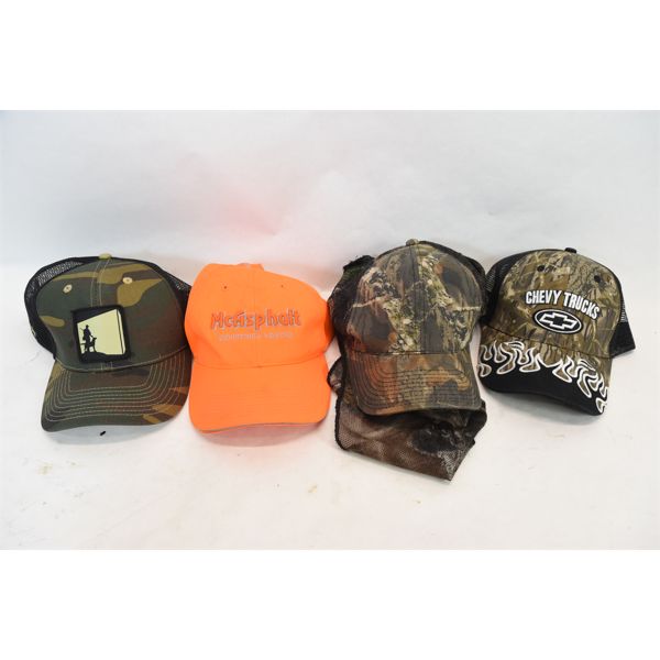 4 Baseball Caps