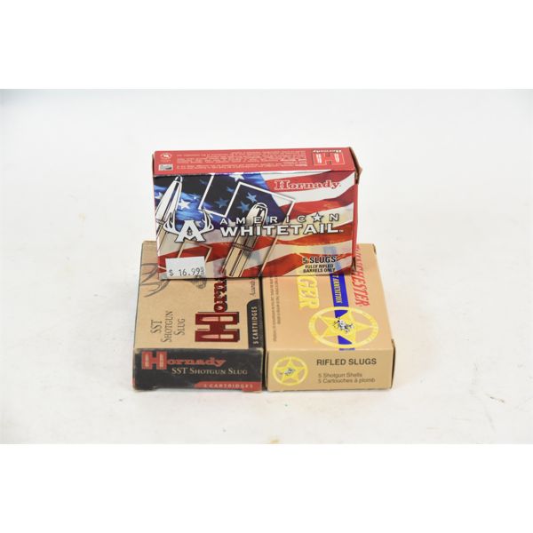 Assorted 12 Gauge Shotgun Slugs