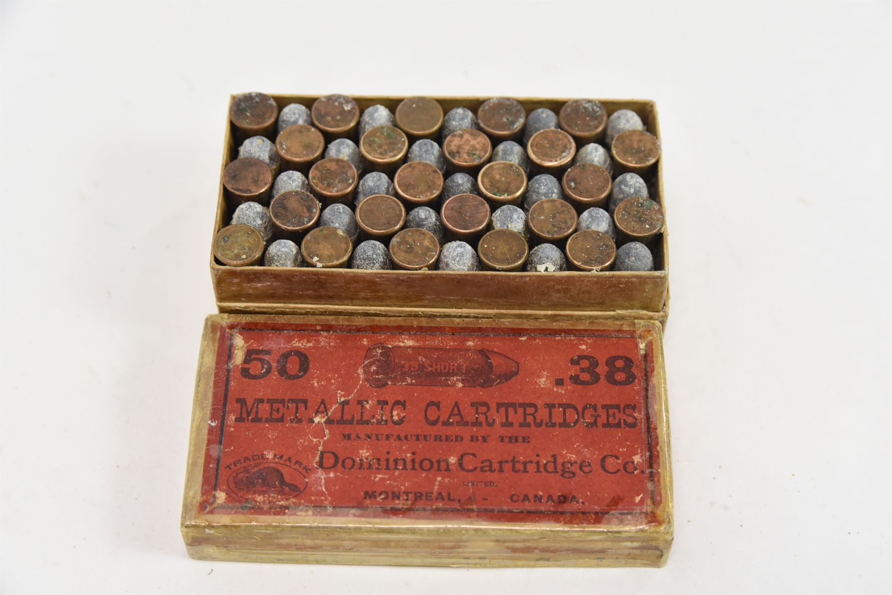 50 Rounds Dominion .38 Short Rimfire Collector Ammunition