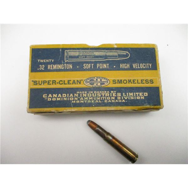 DOMINION .32 REM COLLECTIBLE AMMO