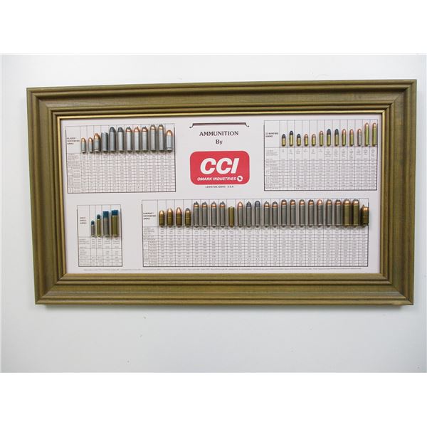 CCI AMMUNITION DISPLAY BOARD