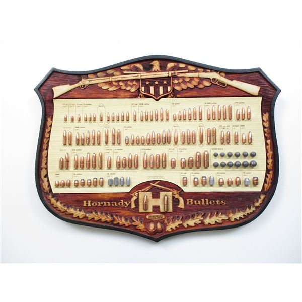 HORNADY BULLETS DISPLAY BOARD