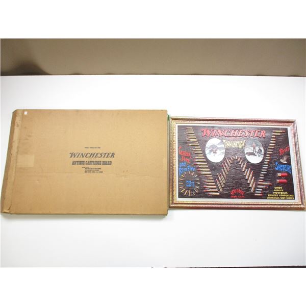 WINCHESTER AMMUNITION DISPLAY BOARD