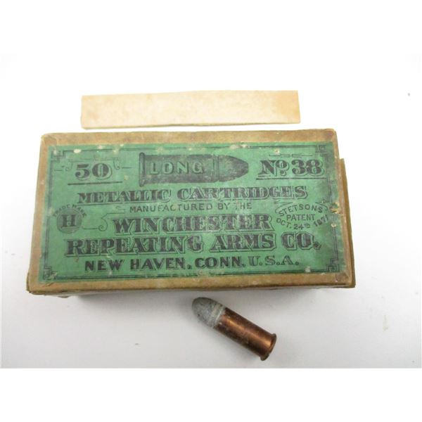 WINCHESTER .38 LONG COLLECTIBLE AMMO