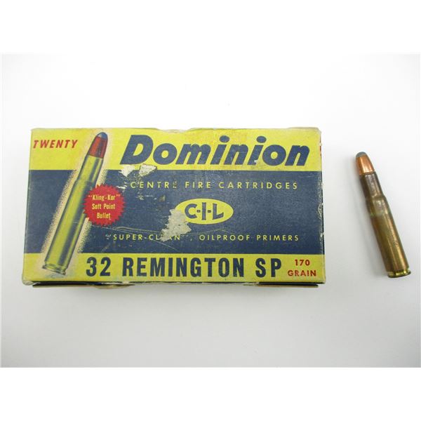 DOMINION .32 REM COLLECTIBLE AMMO