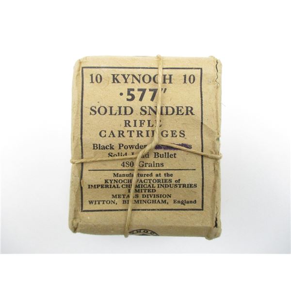 KYNOCH .577 SNIDER COLLECTIBLE AMMO