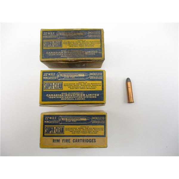 DOMINION .22 WRF COLLECTIBLE AMMO LOT