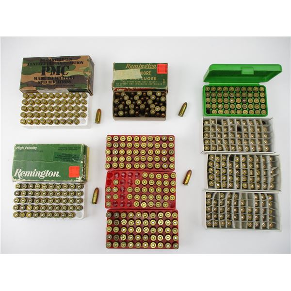 ASSORTED 9MM AMMO LOT