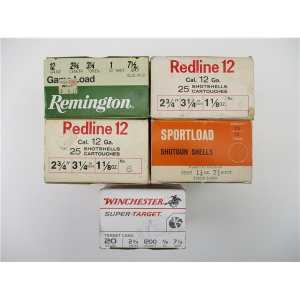 ASSORTED 12 GA AND 20 GA SHOTSHELLS