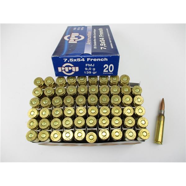 PPU 7.5X54 FRENCH AMMO