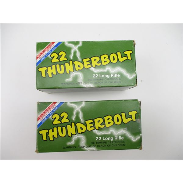 REMINGTON .22 THUNDERBOLT AMMO