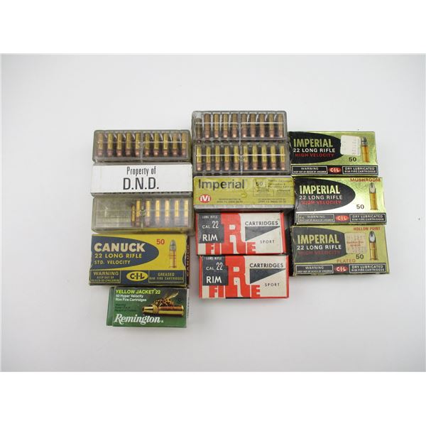 ASSORTED .22 AMMO LOT