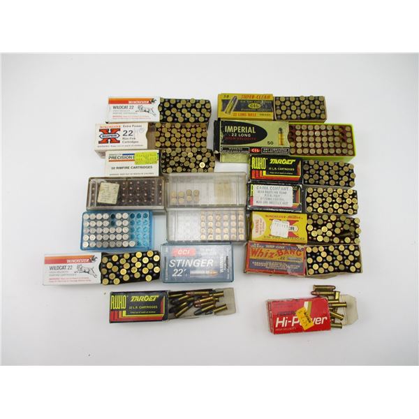 ASSORTED .22 AMMO LOT