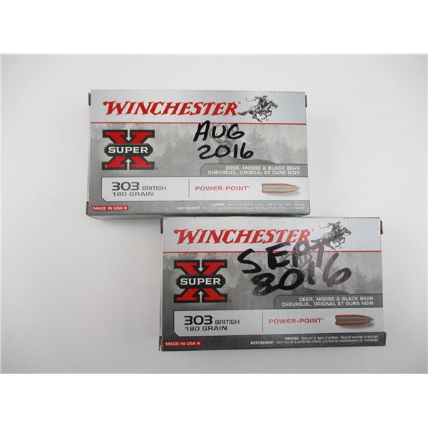 WINCHESTER SUPER-X .303 BRITISH AMMO