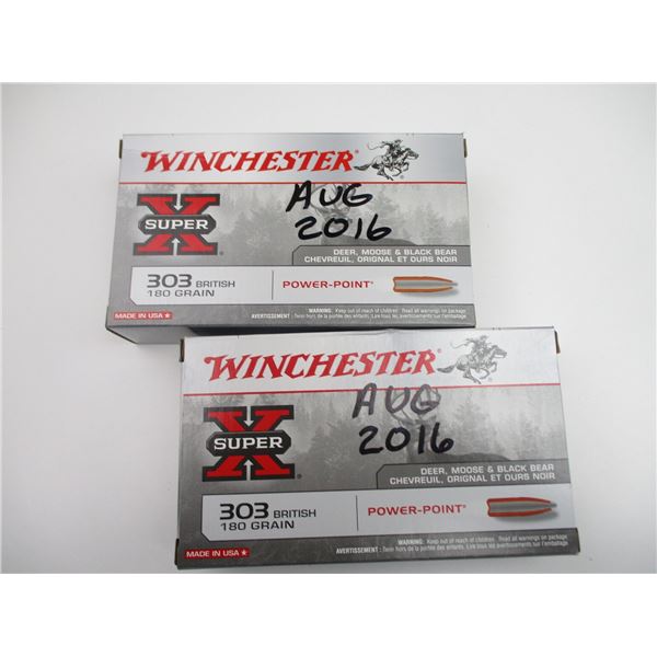 WINCHESTER SUPER-X .303 BRITISH AMMO
