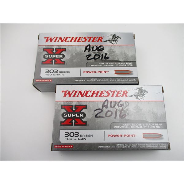 WINCHESTER SUPER-X .303 BRITISH AMMO