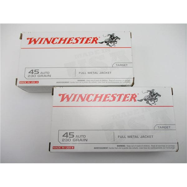 WINCHESTER .45 AUTO AMMO