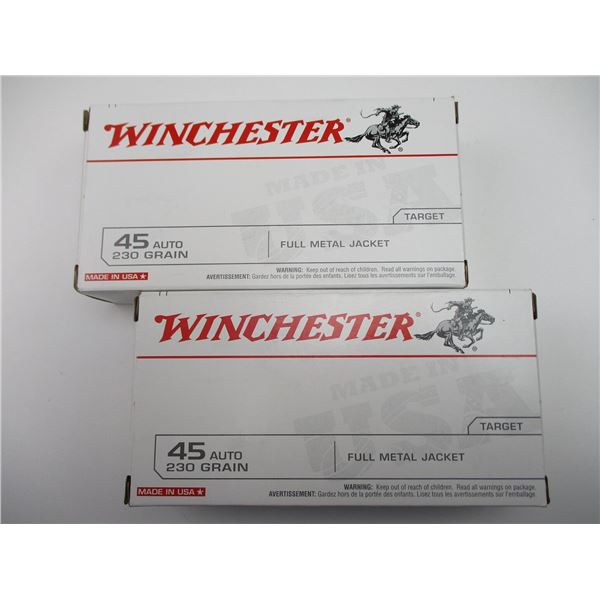 WINCHESTER .45 AUTO AMMO