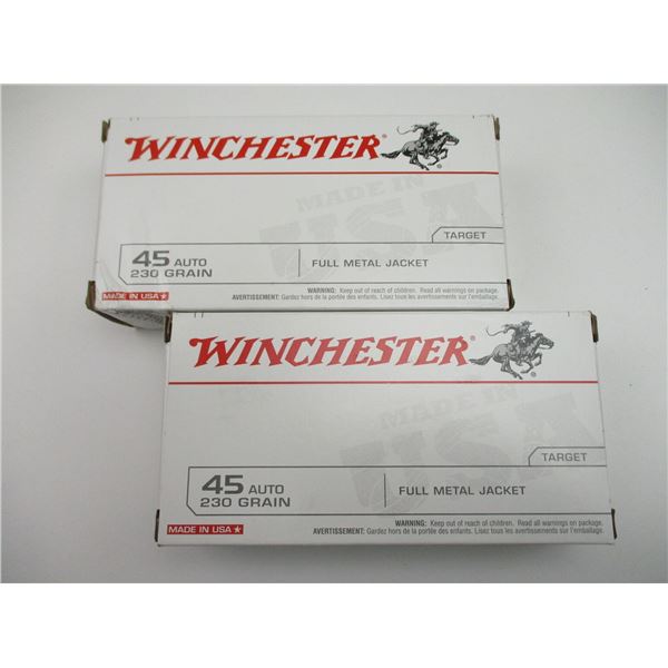 WINCHESTER .45 AUTO AMMO