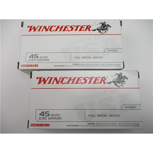 WINCHESTER .45 AUTO AMMO