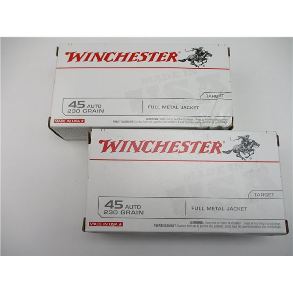 WINCHESTER .45 AUTO AMMO