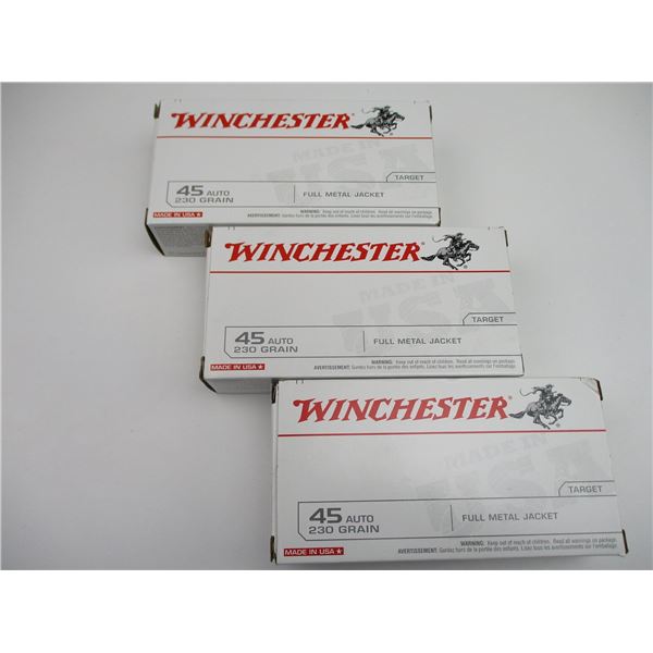 WINCHESTER .45 AUTO AMMO