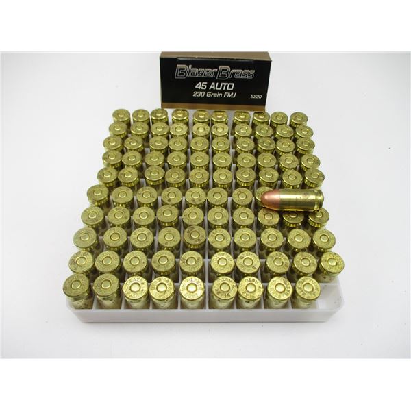 BLAZER BRASS .45 AUTO AMMO