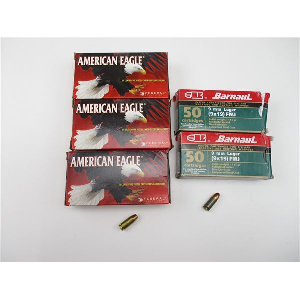 ASSORTED 9MM AMMO