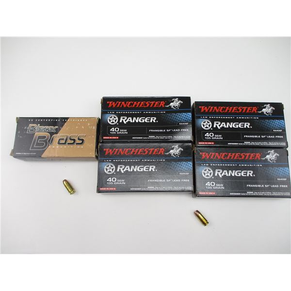 ASSORTED .40 SMITH & WESSON AMMO