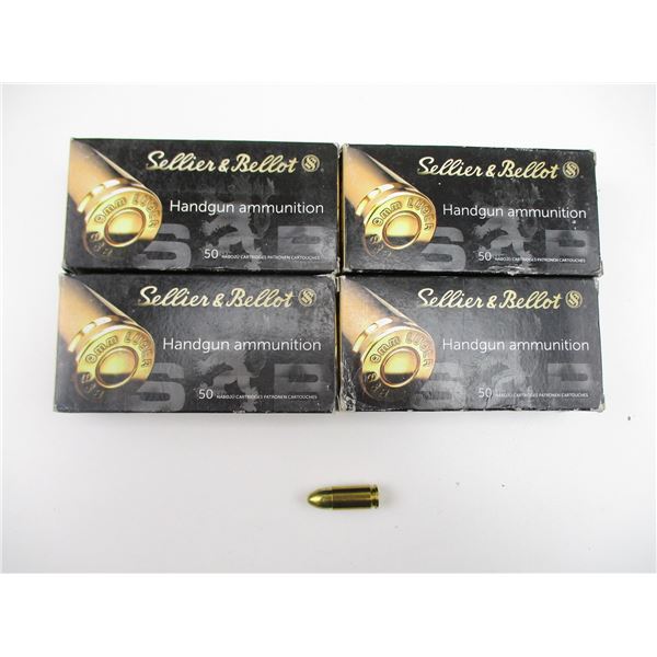 SELLIER & BELLOT 9 MM AMMO