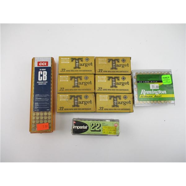 ASSORTED .22 AMMO LOT