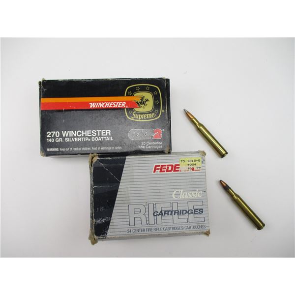ASSORTED .270 WIN AMMO LOT