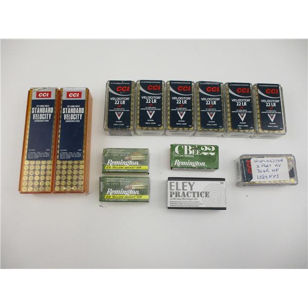 ASSORTED .22 AMMO LOT