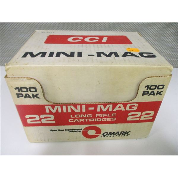 CCI MINI-MAG .22 LONG AMMO CASE