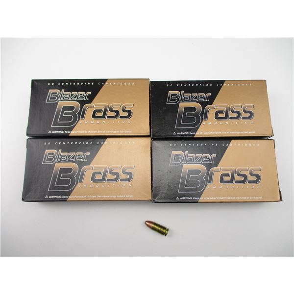 BLAZER BRASS 9MM AMMO LOT