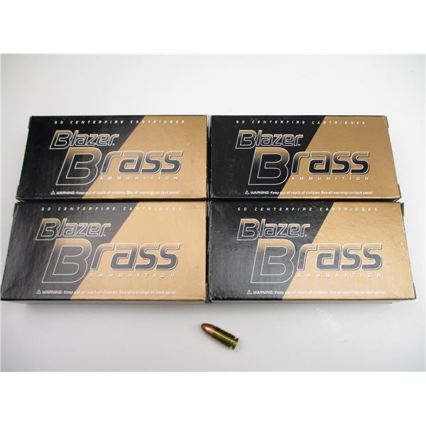 BLAZER BRASS 9MM AMMO LOT