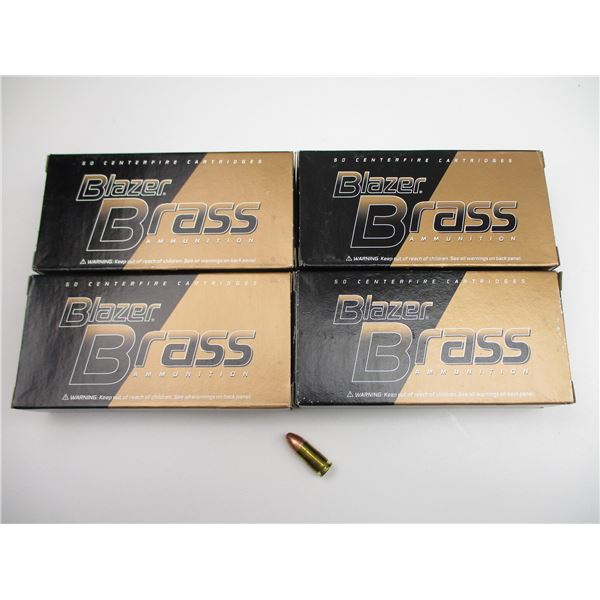 BLAZER BRASS 9MM AMMO LOT