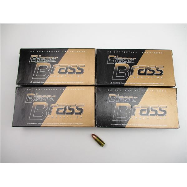 BLAZER BRASS 9MM AMMO LOT