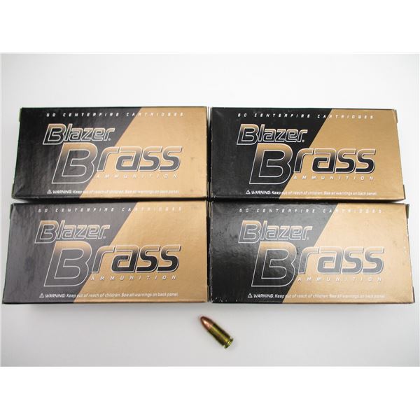 BLAZER BRASS 9MM AMMO LOT