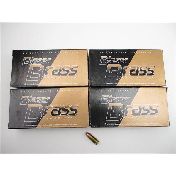 BLAZER BRASS 9MM AMMO LOT