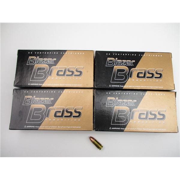 BLAZER BRASS 9MM AMMO LOT