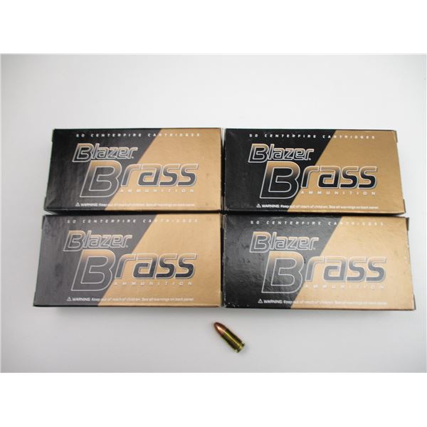 BLAZER BRASS 9MM AMMO LOT