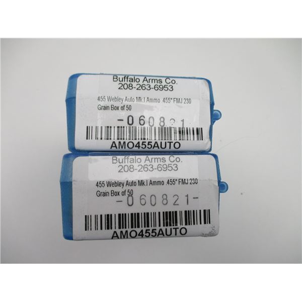 BUFFALO ARMS .455 WBY AUTO AMMO LOT