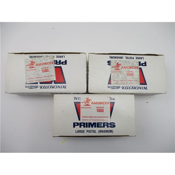 WINCHESTER W LARGE PRIMERS LOT