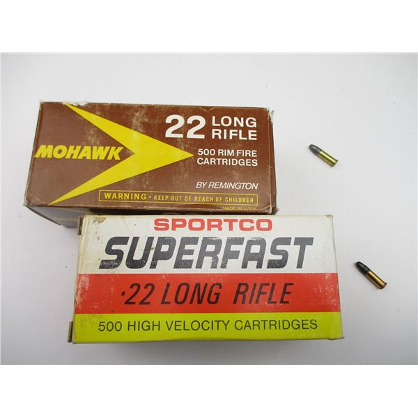 ASSORTED .22 LONG AMMO LOT
