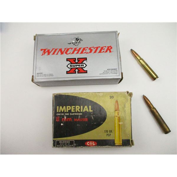 ASSORTED 8MM MAUSER AMMO LOT