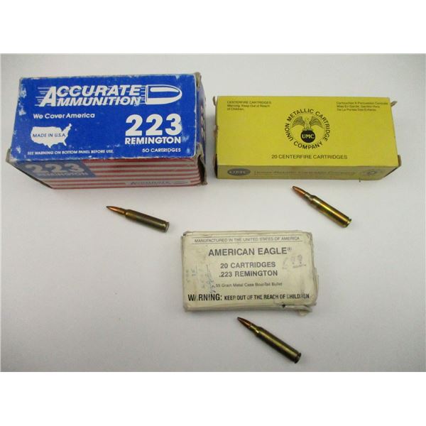 ASSORTED .223 REM AMMO LOT