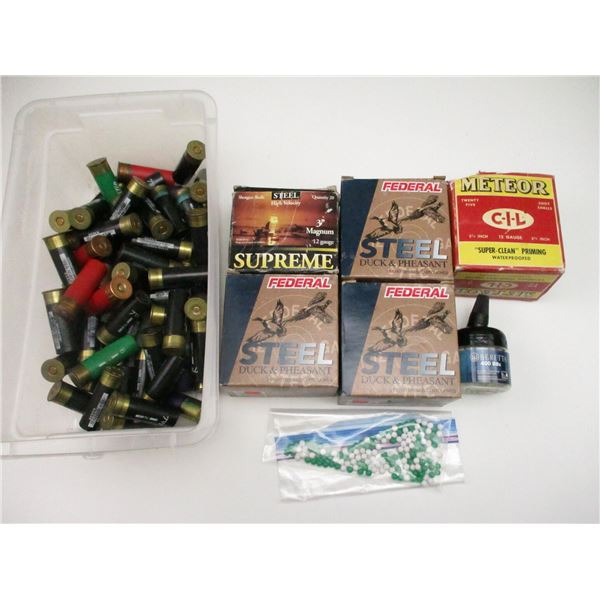 ASSORTED 12 GA. SHOTSHELLS LOT