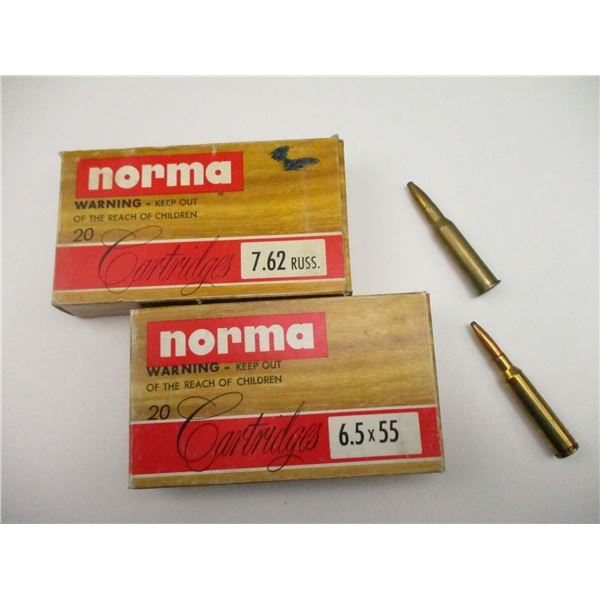 ASSORTED NORMA AMMO LOT