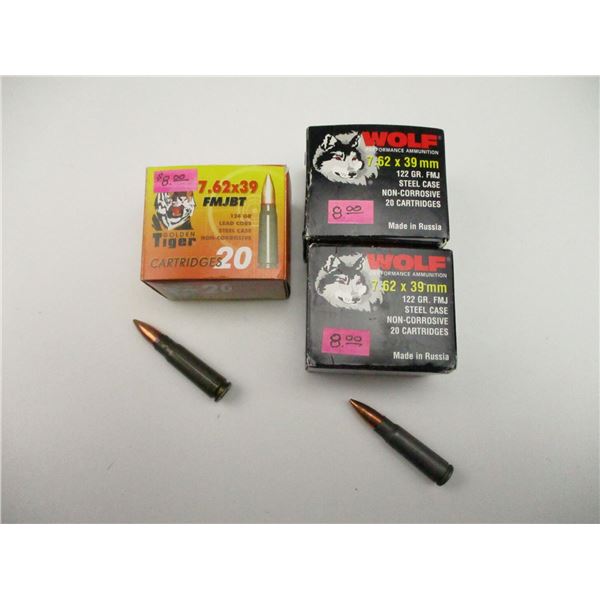 ASSORTED 7.62X39MM AMMO LOT